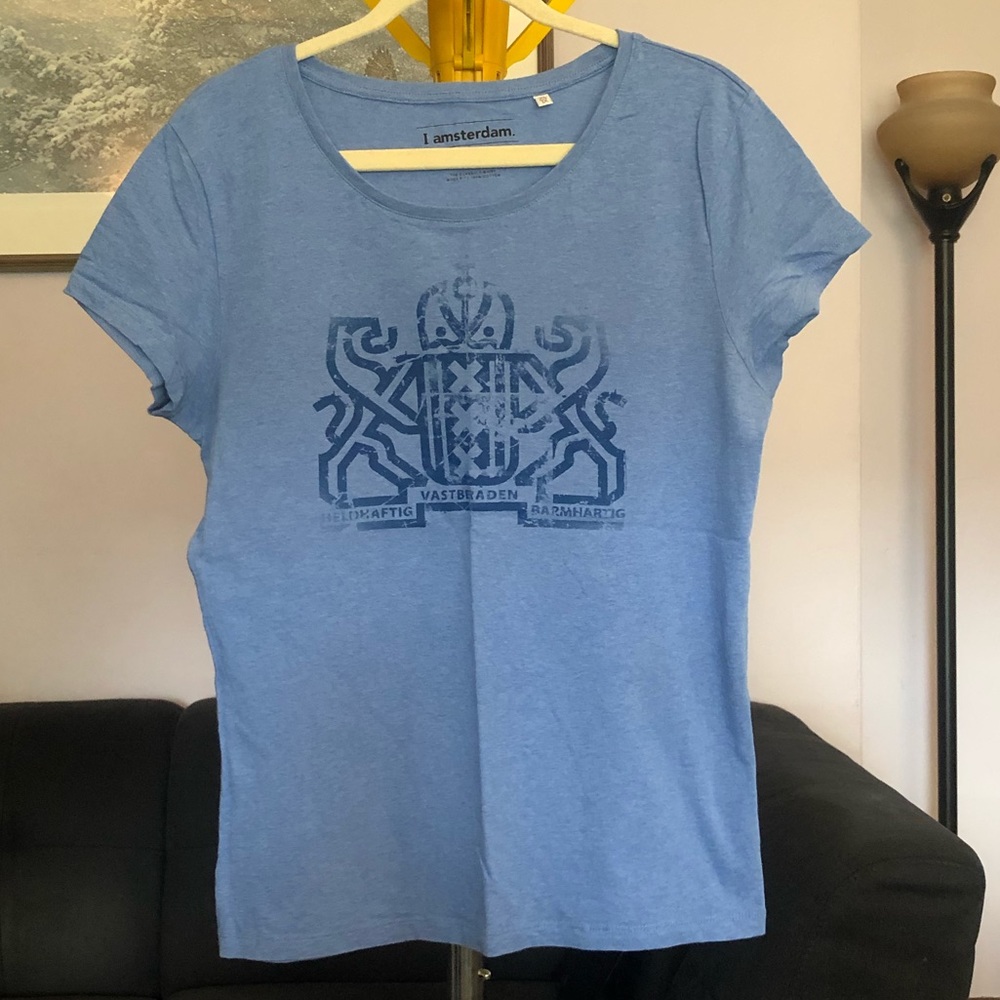 Amsterdam Design Blue T-Shirt Women’s XL